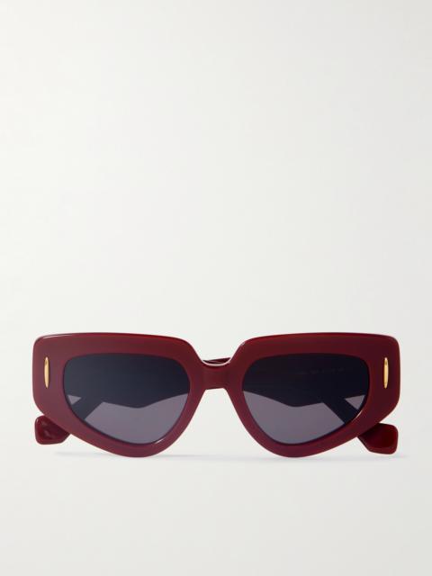 Anagram Cat-eye Acetate Sunglasses