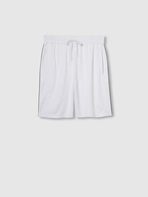 GG nylon and cotton shorts