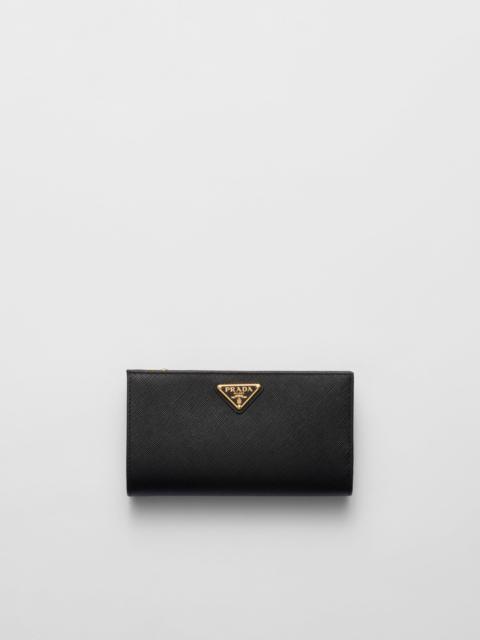 Large Saffiano leather wallet