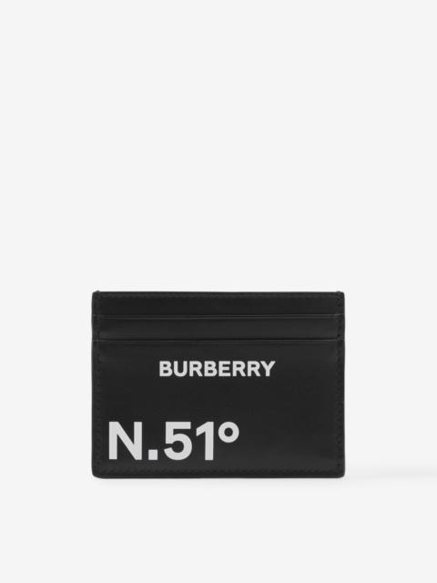 Coordinates Print​ Leather Card Case