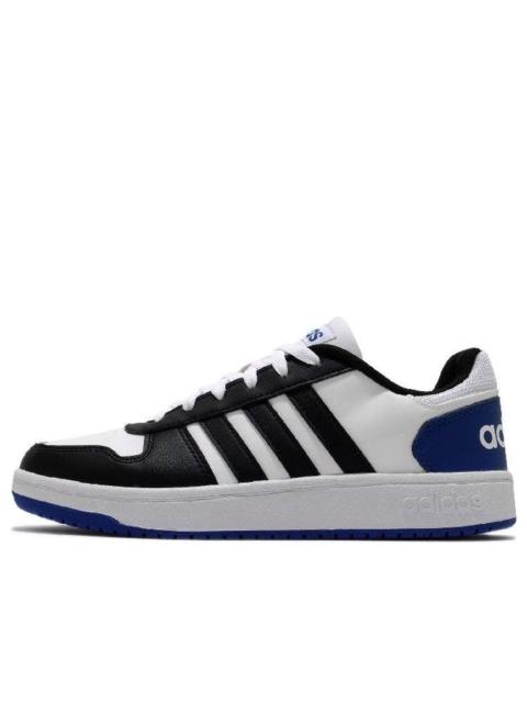 adidas Hoops 2.0 'White Royal Blue' FW5994