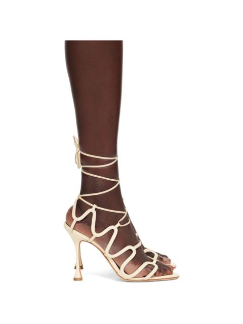 Beige Fawda Heeled Sandals