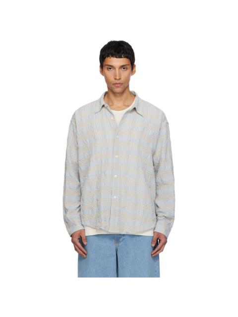 Blue & Beige Exact Shirt