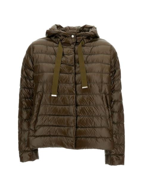 quilted hooded jacket