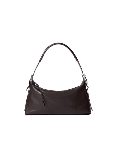 BELTED BAGUETTE BAG (DARK CHOCOLATE)
