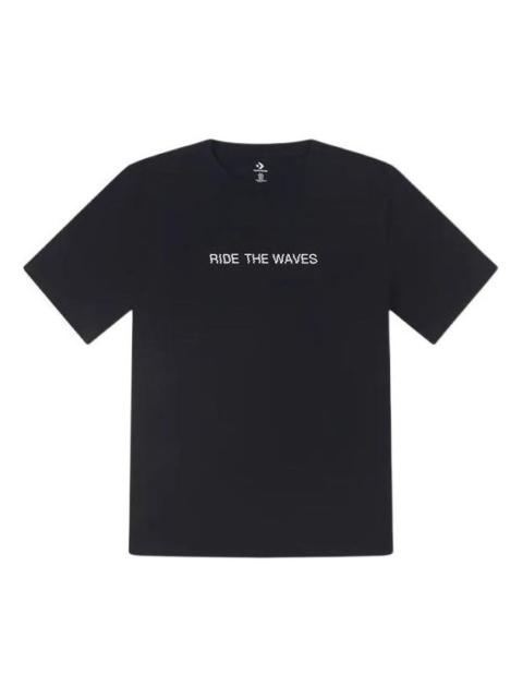 Converse Summer Verbiage T-Shirt 'Black' 10027218-A03