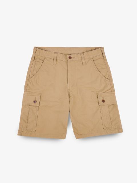 9OZ CANVAS MILITARY CARGO SHORTS - BEIGE