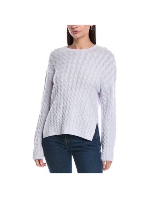 Theory Karina Cable Wool & Cashmere-Blend Sweater
