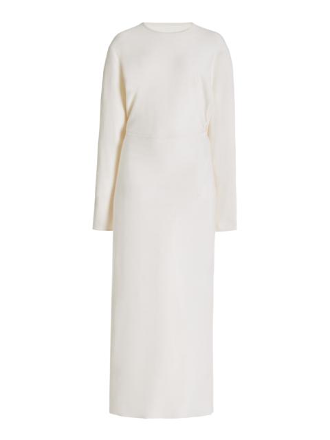 Semaine Knit Dress in Ivory Silk Cashmere