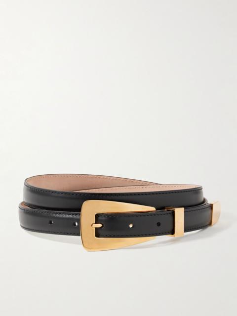 Lucca leather belt Black