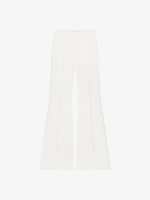FLARE TAILORED PANTS IN LINEN