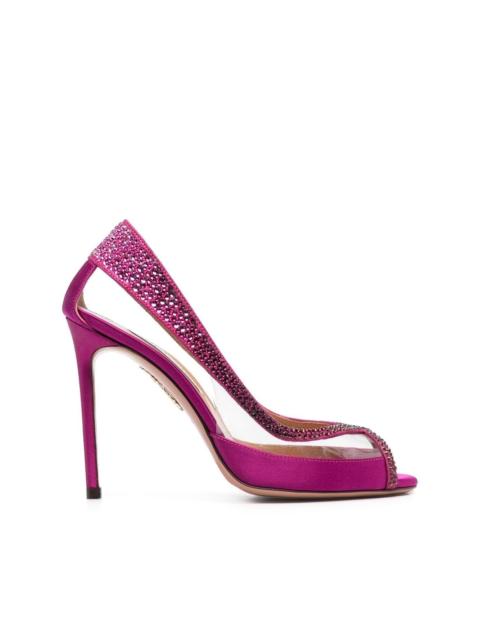 105mm crystal-embellished pumps