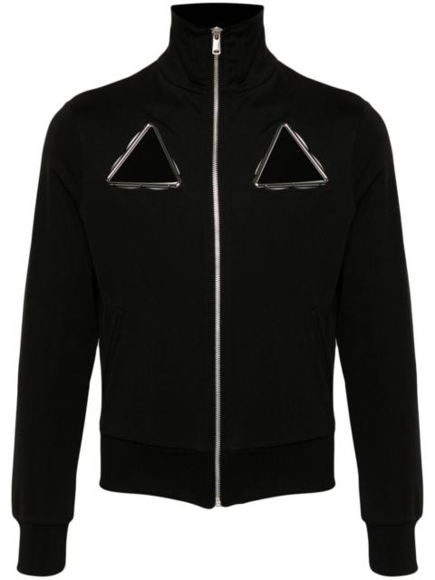 Triangle cut-out track jacket