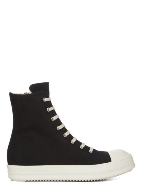 canvas high-top sneakers