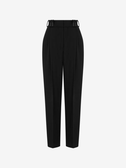 TUXEDO INSPIRED WOOL TROUSERS