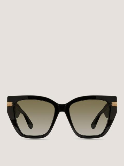 TWO-TONE CAT-EYE SUNGLASSES