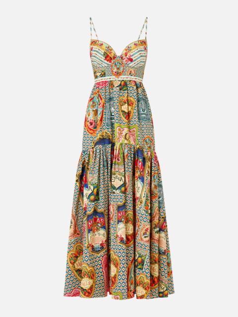 STRAPPY DRESS WITH FULL SKIRT