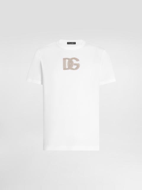 Cotton t-shirt with patch