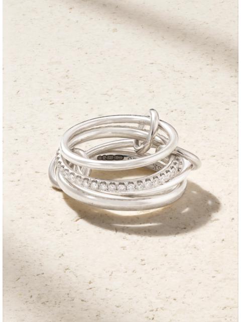 Nimbus Sterling Silver Diamond Ring