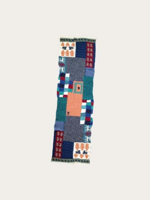 FULLING WOOL SCARF VILLAGE GABBEH - TURQUOISE