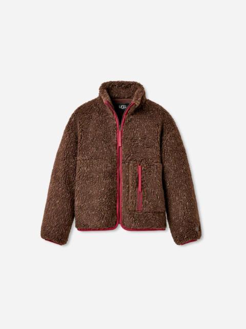 ® Women's Marlene Confetti Jacket Polyester Tops in Cola