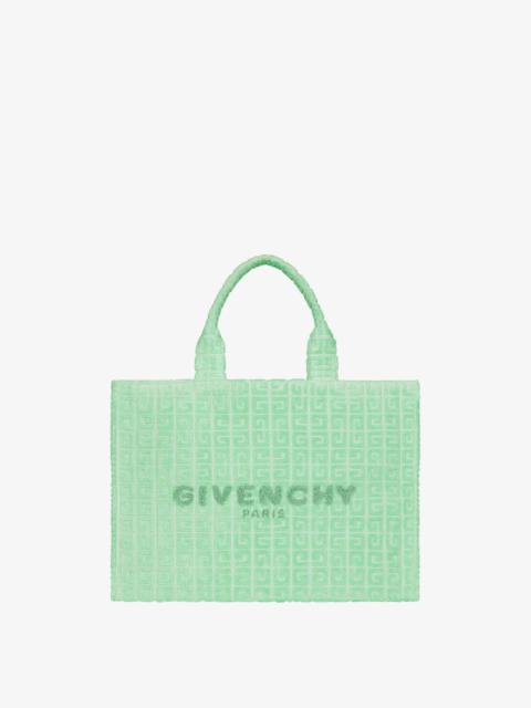 MEDIUM G-TOTE BAG IN 4G COTTON TOWELLING