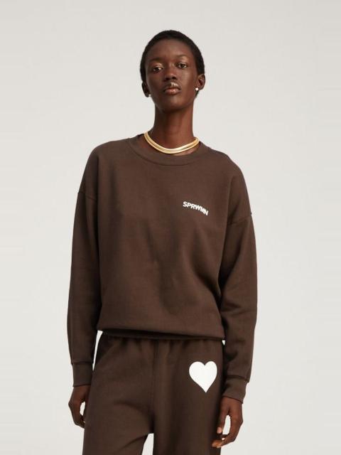 AMERICANO COTTON LOGO SWEATSHIRT