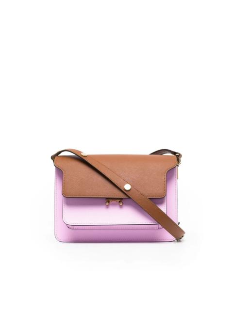 colour-block Trunk crossbody bag