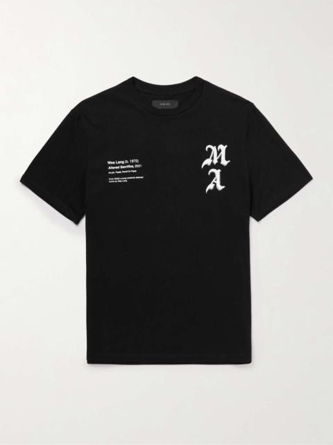 + Wes Lang Printed Cotton-Jersey T-Shirt
