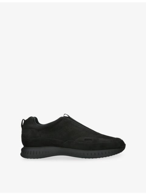 Stream Elastic Leather Trainers