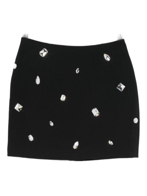embellished mini skirt