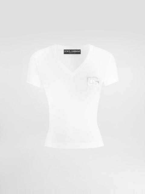 Short-sleeved T-shirt with DG logo