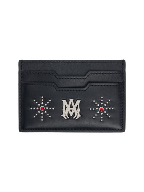 Black 'MA' Stud Card Holder