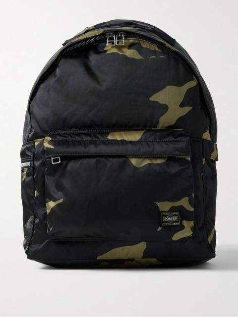 Counter Shade Daypack Mesh-Panelled Camouflage-Print Nylon Backpack Army green