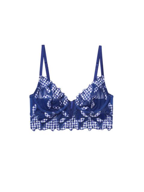 Lily Embroidery Longline Demi Bra