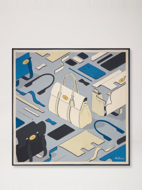 Square Scarf - Bayswater Workshop
Light Grey Silk Twill