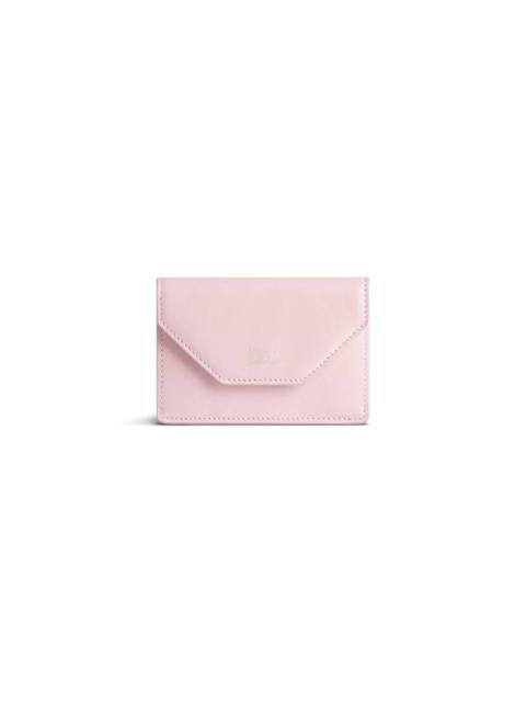 Women's Envelope Mini Wallet  in Petal Pink
