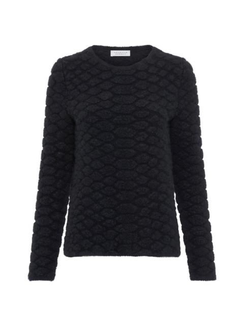 Tansey Knit Sweater in Black Cashmere