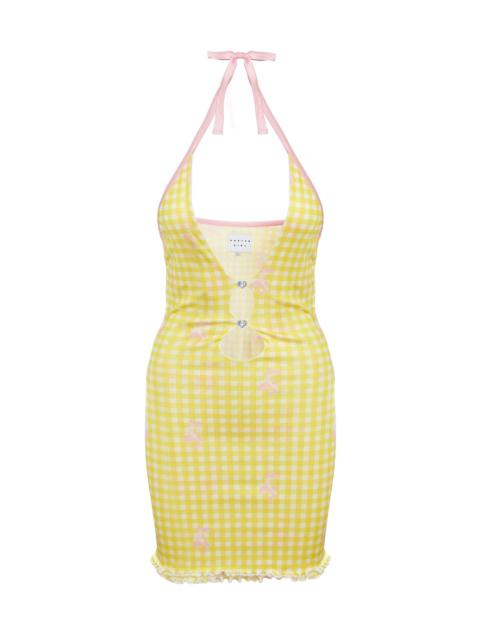 GRETCHEN MINI DRESS SUNSHINE GINGHAM