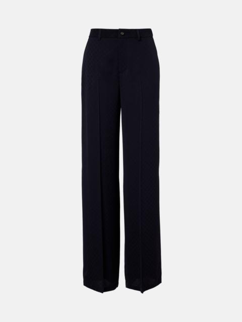 GG mid-rise wide-leg pants