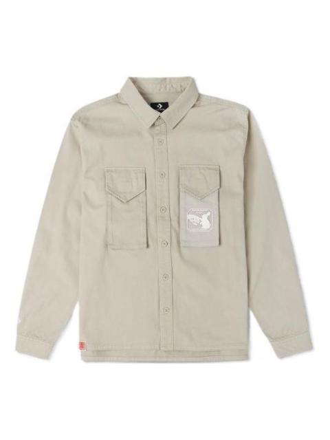 Converse YOTR Woven Shirt 'Beach Stone' 10025506-A02