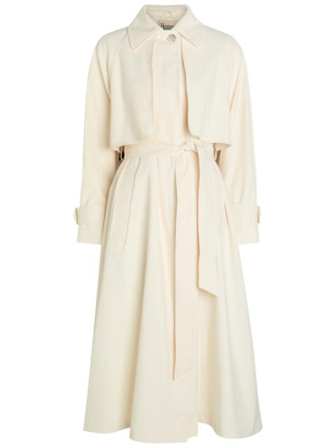 Herno Belted Woven Trench Coat