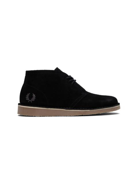 Black Hawley Suede Desert Boots