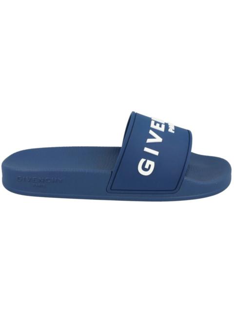 Givenchy Logo Signature Slides Blue (Women's)