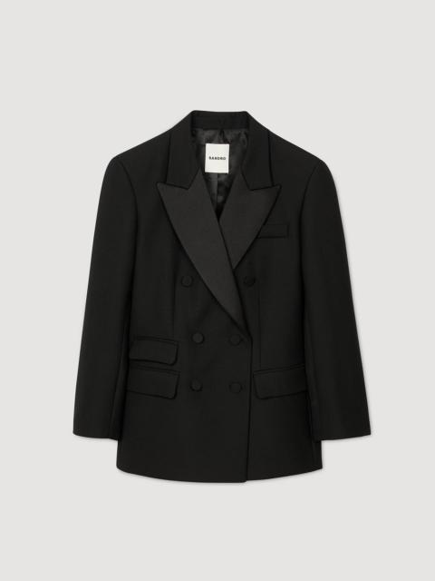 TUXEDO JACKET WITH SATIN COLLAR