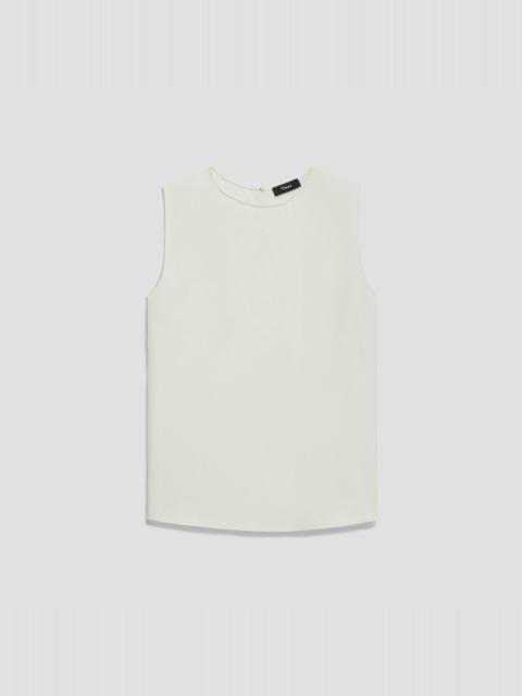 Shell Top in Silk Georgette