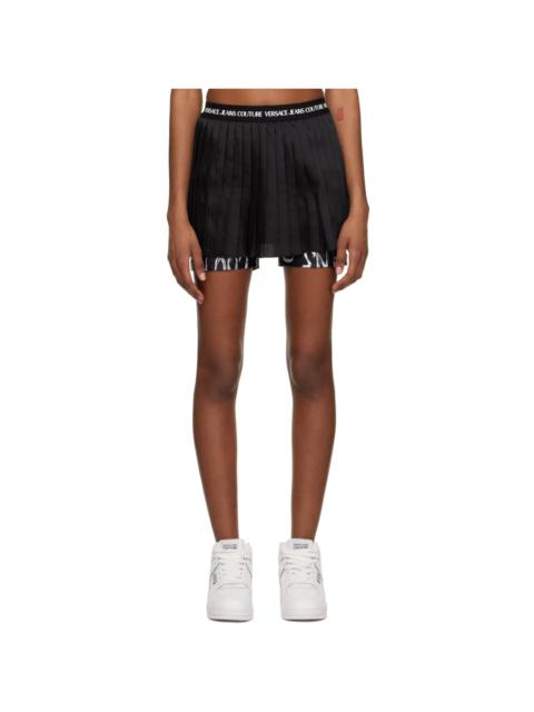 Black Pleated Skort
