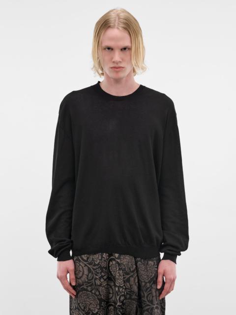 Asymmetric Cotton-Silk Long Sleeve