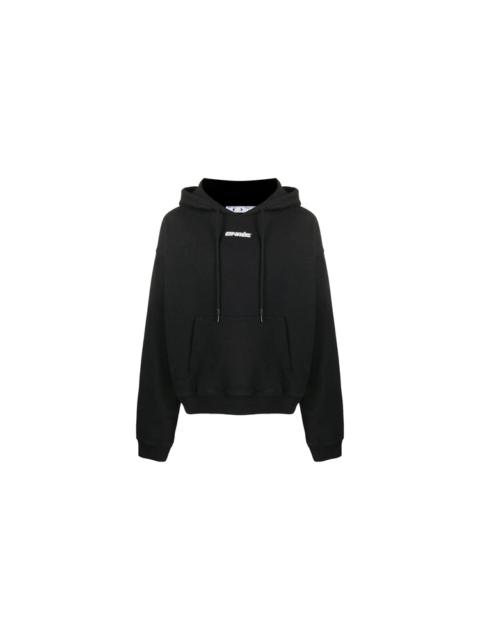 Off-White Marker Over Hoodie 'Black' OMBB037E20FLE0021025