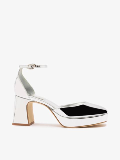 Ari Verona Low Pump In Silver Specchio